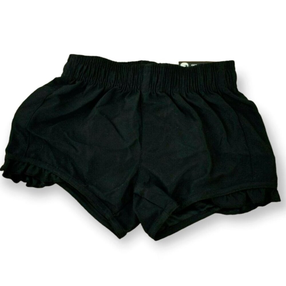 ORageous Girls XS Solid Black Boardshorts New with tags